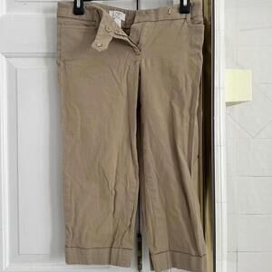 LOFT Women's Tan and Brown Trousers
